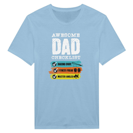 Awesome Dad Checklist - Miesten T - paita - Mun Paita