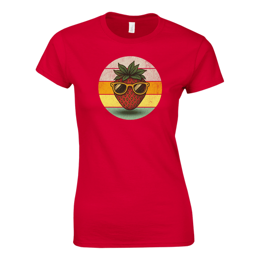 Cooli Mansikka - Naisten T - paita - Mun Paita