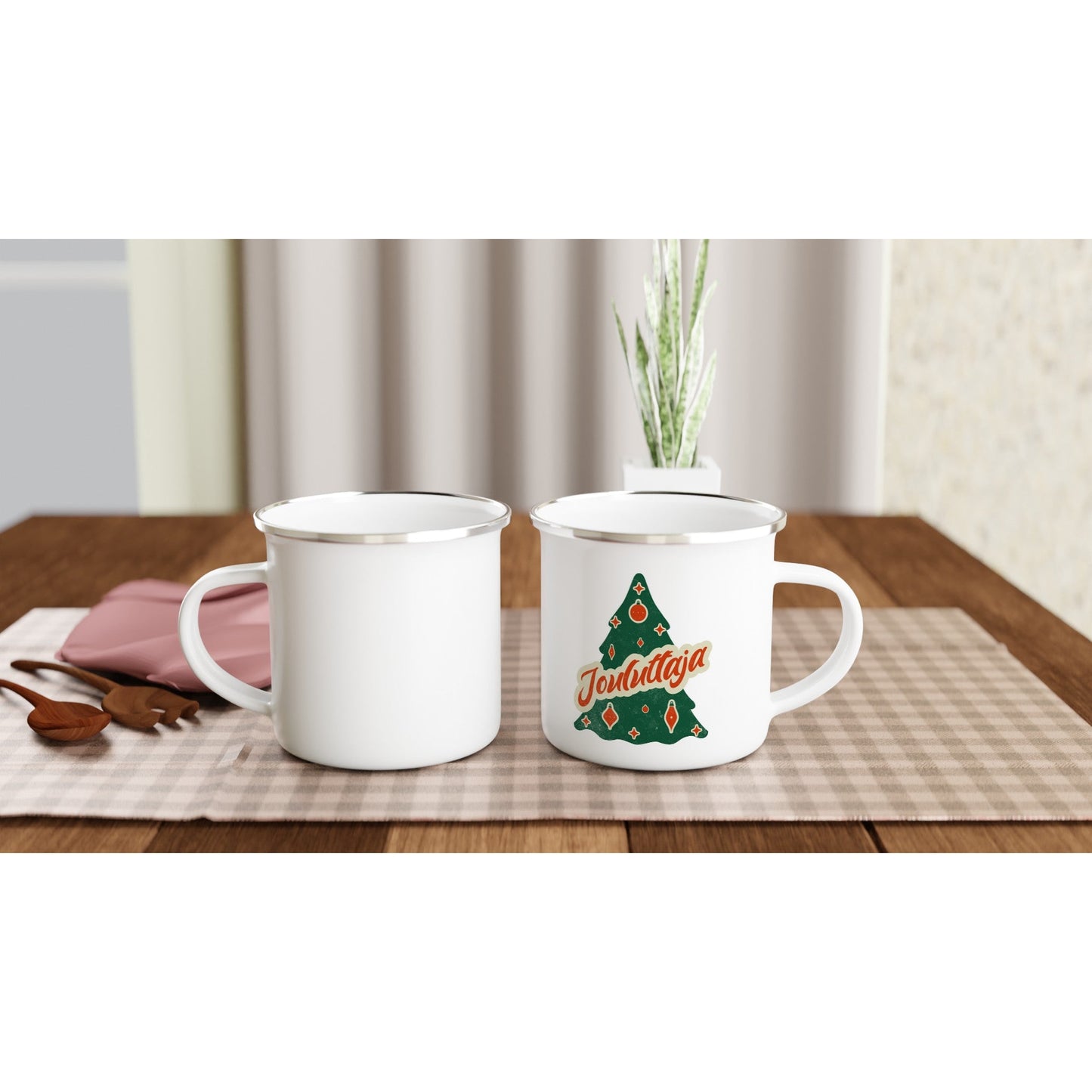 Jouluttaja - Emalimuki 3,5dl - Mun Paita