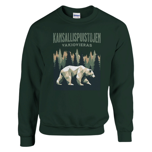 Kansallispuistojen Vakiovieras - Collegepaita - Mun Paita