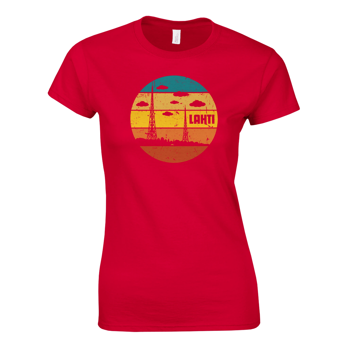 Lahti - Radiomastot - Naisten T - paita - Mun Paita