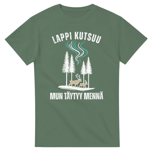 Lappi Kutsuu, Mun Täytyy Mennä - 3XL - 5XL T - paita - Mun Paita