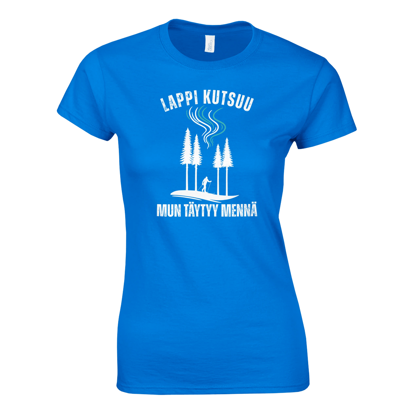 Lappi Kutsuu - Mun Täytyy Mennä - Hiihtäjä - Naisten T - paita - Mun Paita