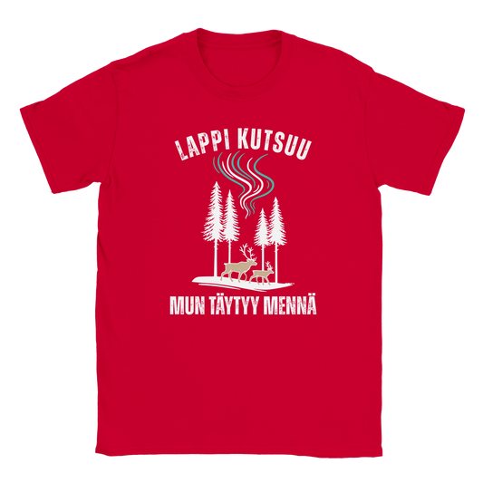 Lappi Kutsuu, Mun Täytyy Mennä - Miesten T - paita - Mun Paita