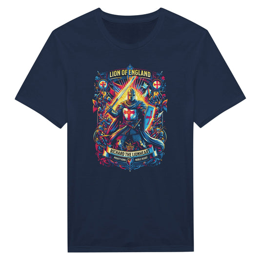 "Lion of England: Richard the Lionheart" - T - paita - Mun Paita