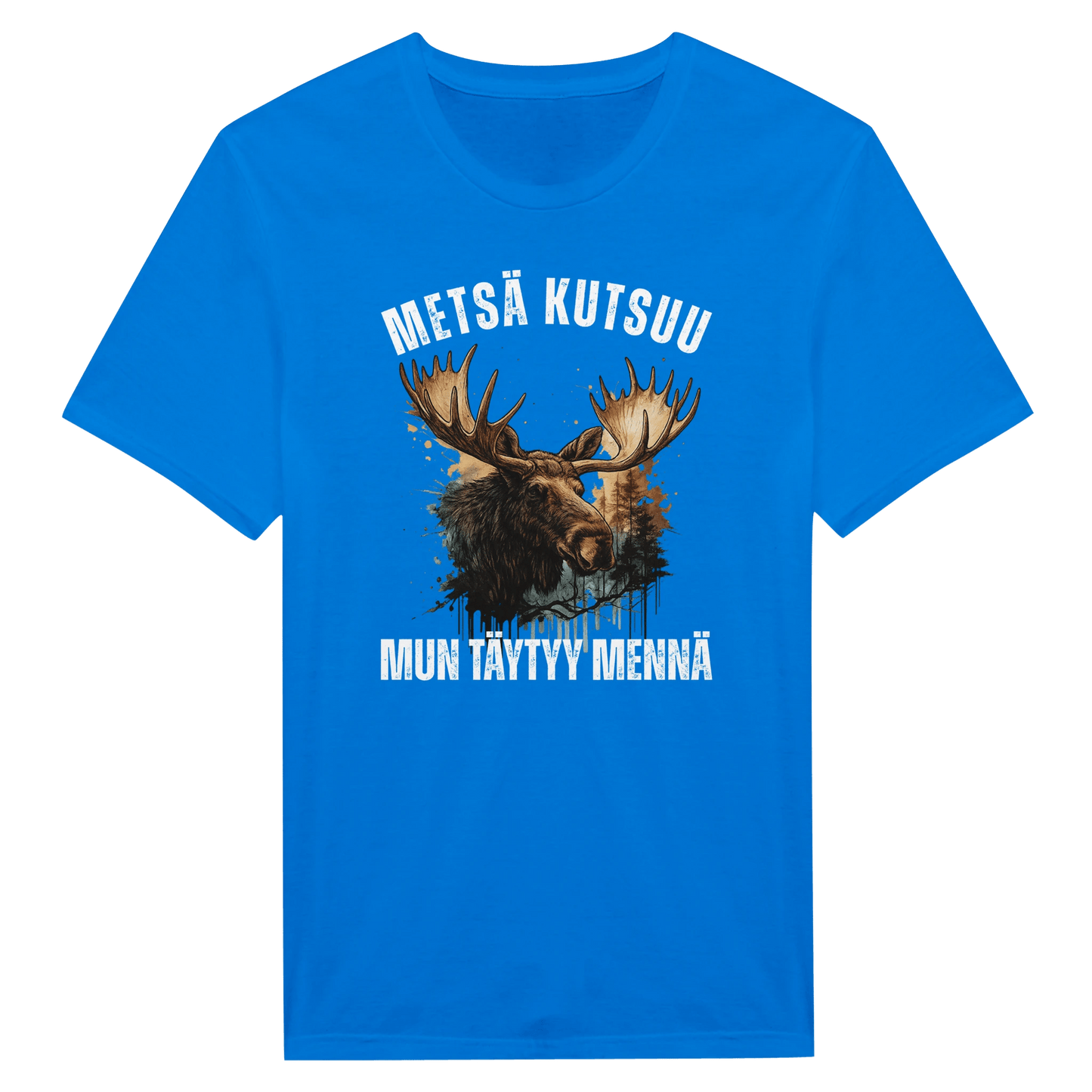 Metsä Kutsuu, Mun Täytyy Mennä - Hirvi - Miesten T - paita - Mun Paita