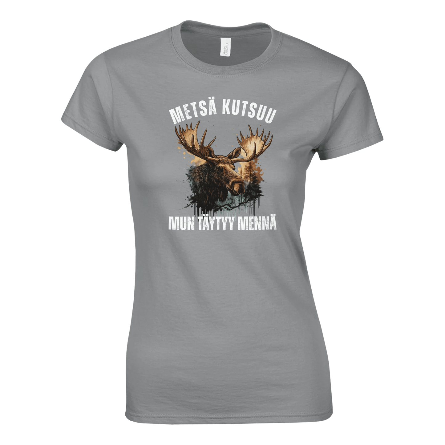 Metsä Kutsuu, Mun Täytyy Mennä - Hirvi - Naisten T - paita - Mun Paita
