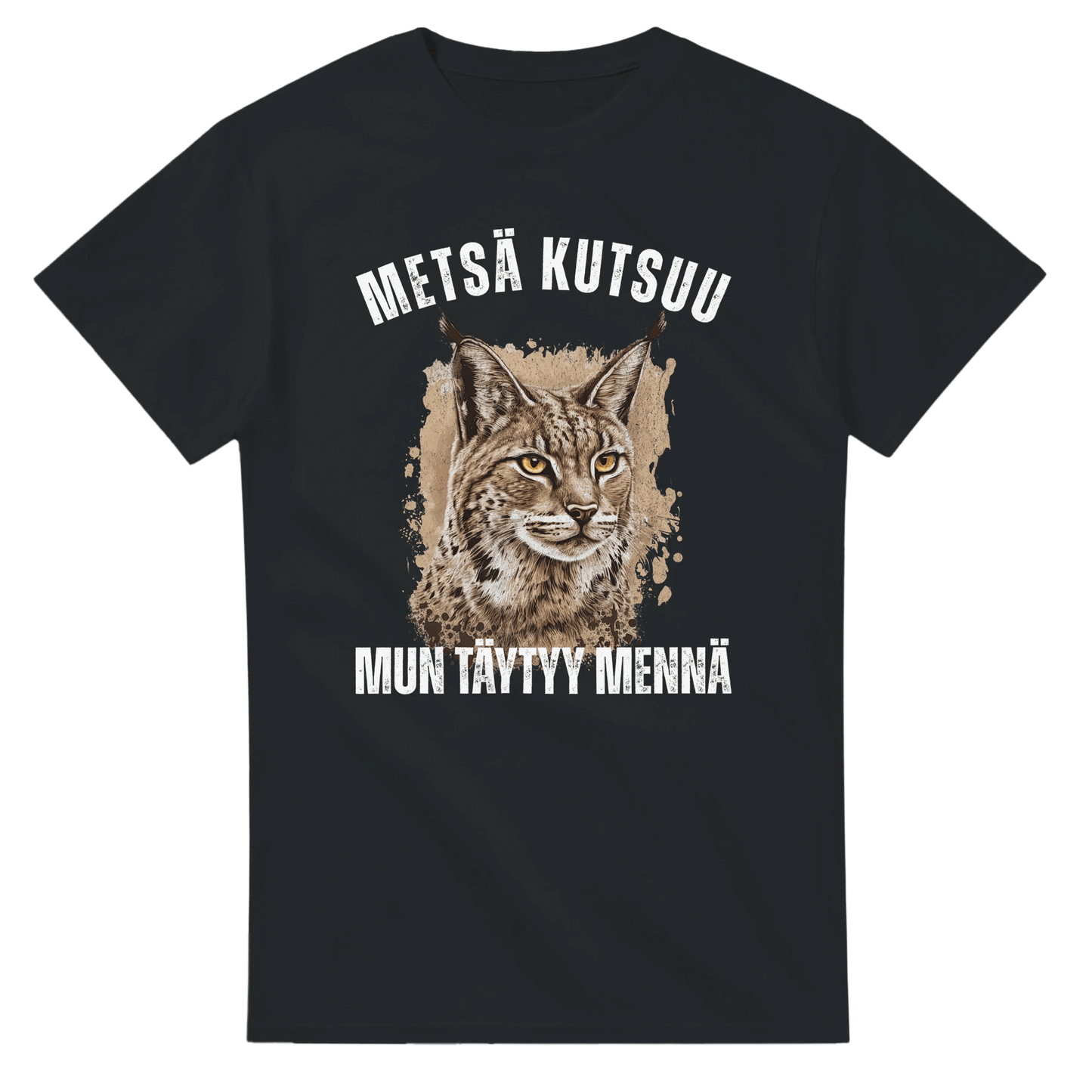 Metsä Kutsuu, Mun Täytyy Mennä - Ilves - 3XL - 5XL T - paita - Mun Paita