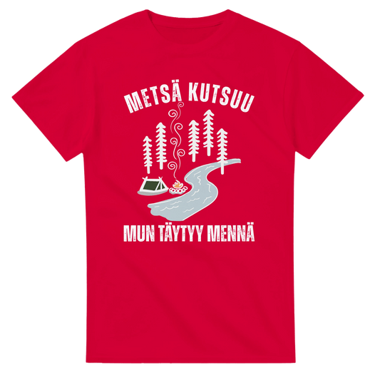 Metsä Kutsuu, Mun Täytyy Mennä - Joki - 3XL - 5XL T - paita - Mun Paita