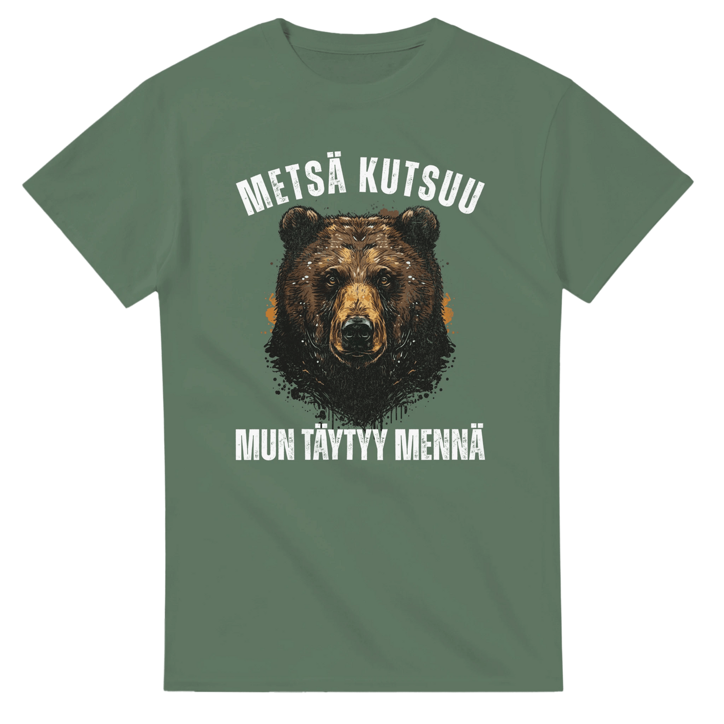 Metsä Kutsuu, Mun Täytyy Mennä - Karhu - 3XL - 5XL T - paita - Mun Paita