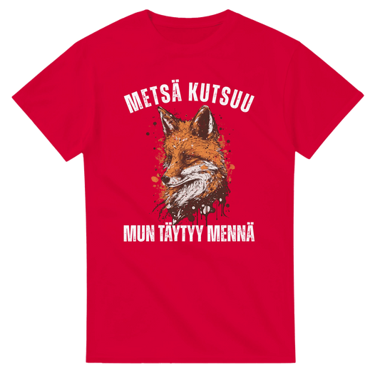 Metsä Kutsuu, Mun Täytyy Mennä - Kettu - 3XL - 5XL T - paita - Mun Paita