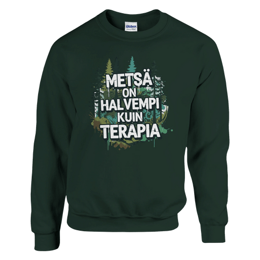 Metsä On Halvempi Kuin Terapia - Collegepaita - Mun Paita