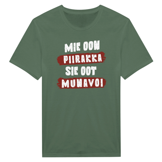 Mie Oon Piirakka - Sie Oot Munavoi - Miesten T - paita - Mun Paita