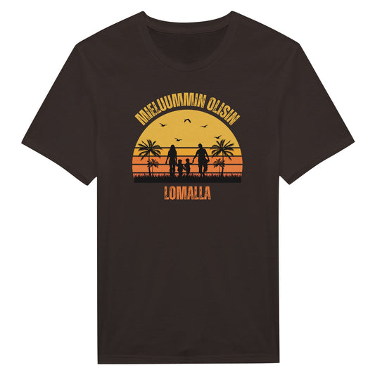 Mieluummin Olisin Lomalla Perheen Kanssa - Miesten T - paita - Mun Paita