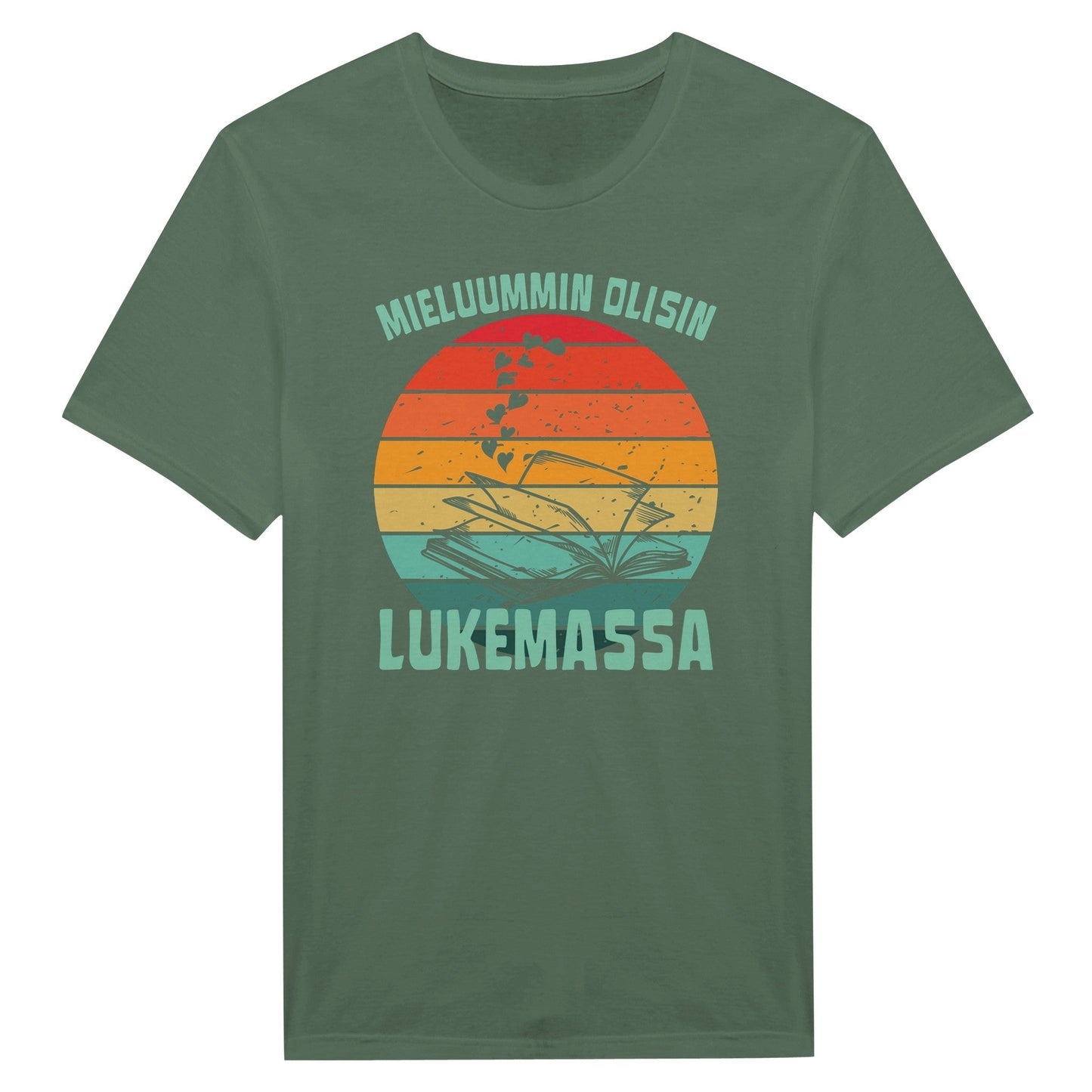 Mieluummin Olisin Lukemassa - Miesten T - paita - Mun Paita