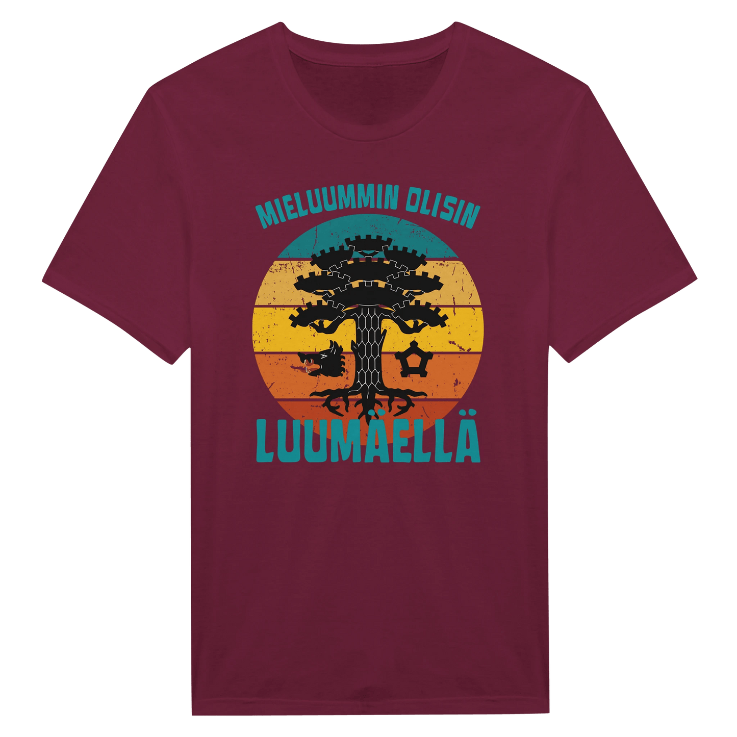 Mieluummin Olisin Luumäellä - Miesten T - paita - Mun Paita