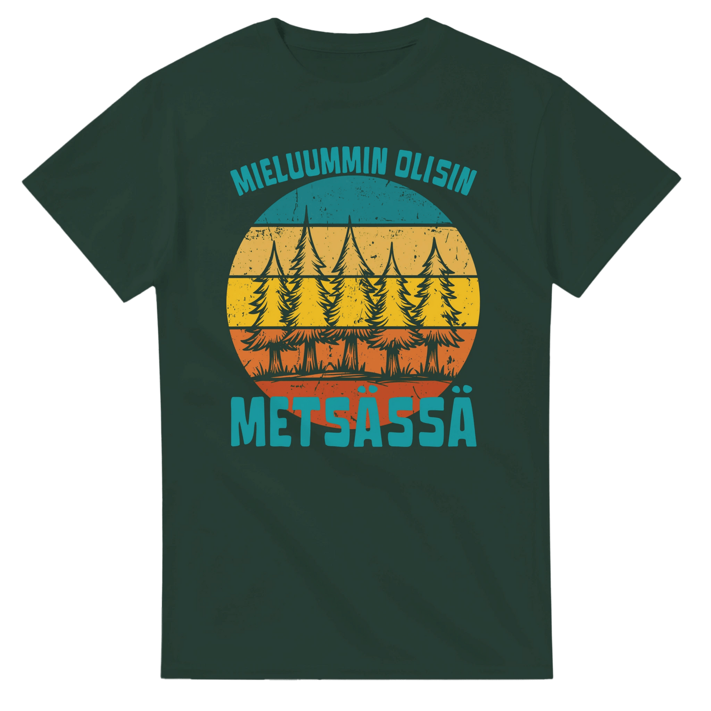 Mieluummin Olisin Metsässä v.9 - 3XL - 5XL - Mun Paita