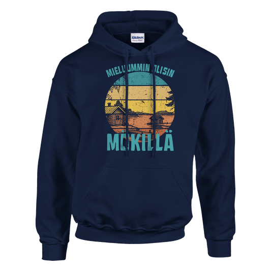 Mieluummin Olisin mökillä Rantasauna - Huppari - Mun Paita