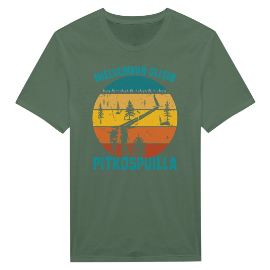 Mieluummin Olisin Pitkospuilla - Miesten T - paita - Mun Paita