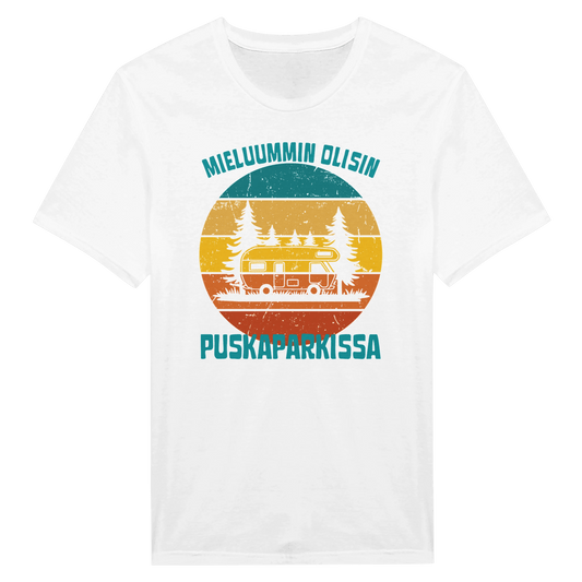 Mieluummin Olisin Puskaparkissa - Miesten T - paita - Mun Paita