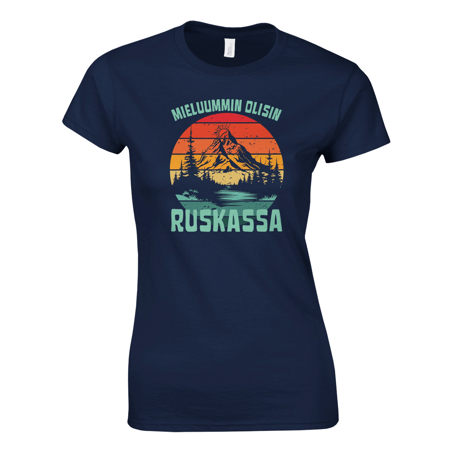 Mieluummin Olisin Ruskassa - Naisten T - paita - Mun Paita