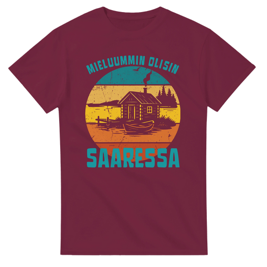 Mieluummin Olisin Saaressa - 3XL - 5XL - Mun Paita