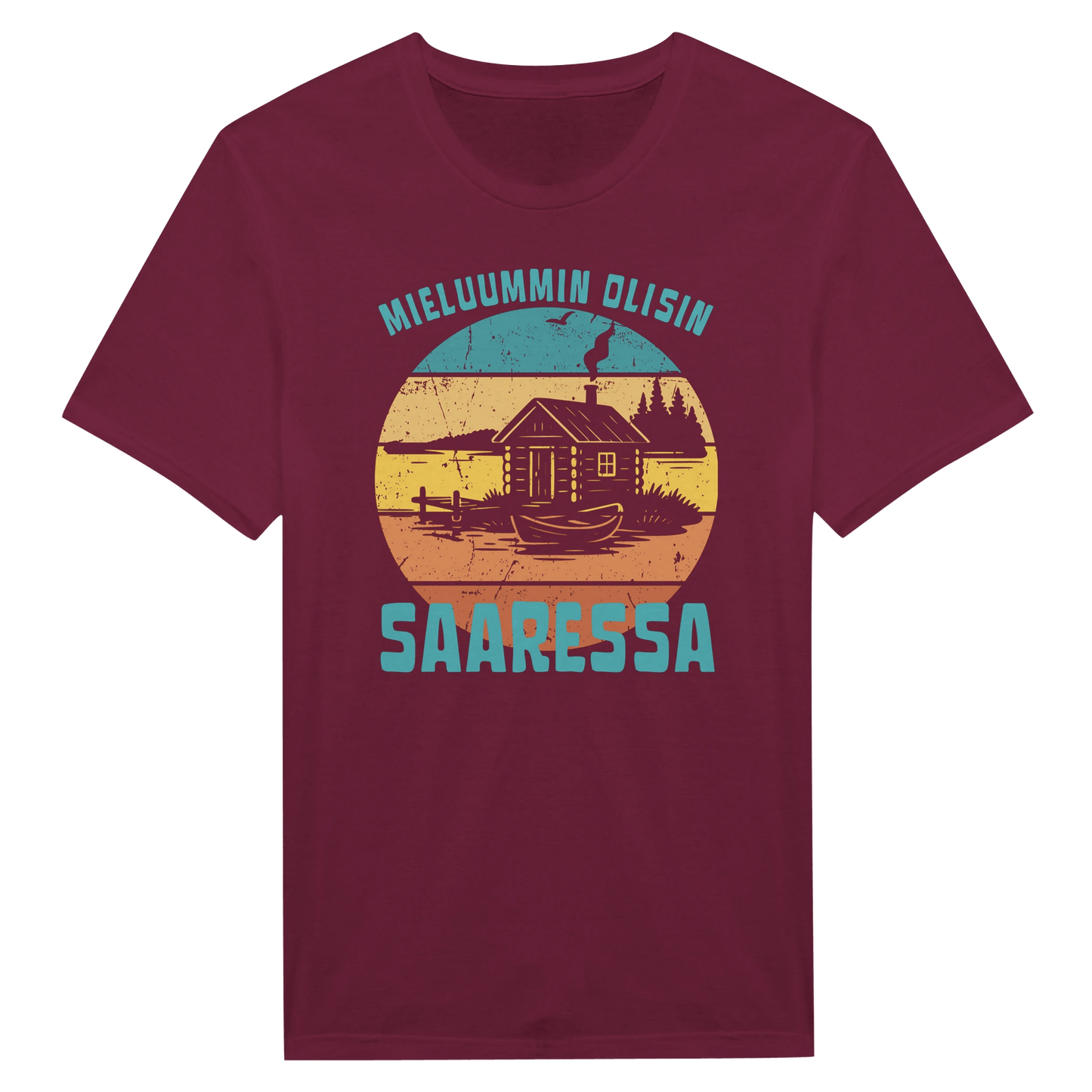 Mieluummin Olisin Saaressa - Miesten T - paita - Mun Paita