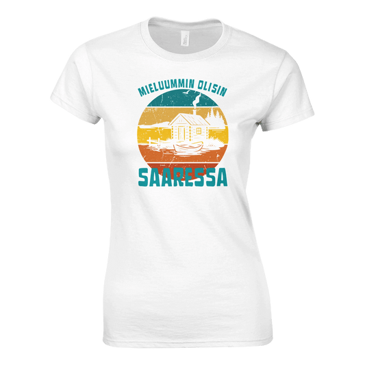 Mieluummin Olisin Saaressa - Naiten T - paita - Mun Paita