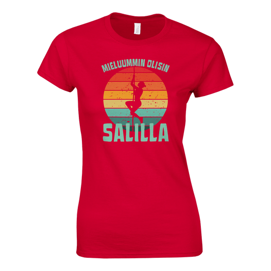 Mieluummin Olisin Salilla v.5 - Naisten T - paita - Mun Paita