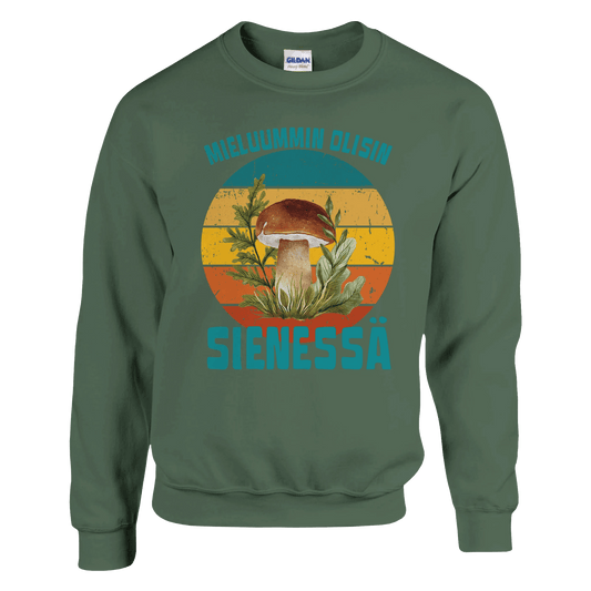 Mieluummin Olisin Sienessä, Tatti - Collegepaita - Mun Paita