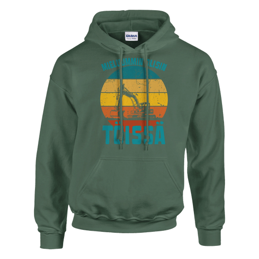 Mieluummin Olisin Töissä (Kaivinkone) - Huppari - Mun Paita