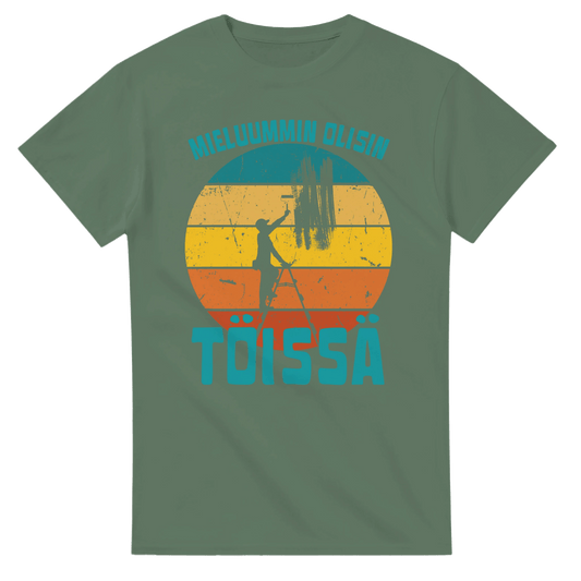 Mieluummin Olisin Töissä (Maalari) - 3XL - 5XL - Mun Paita