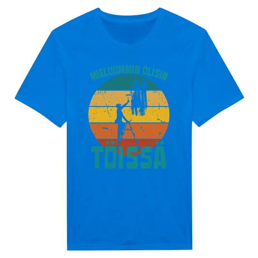 Mieluummin Olisin Töissä (Maalari) - Miesten T - paita - Mun Paita