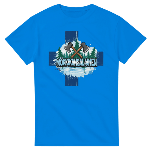 Mökkikansalainen Kirves - 3XL - 5XL T - paita - Mun Paita