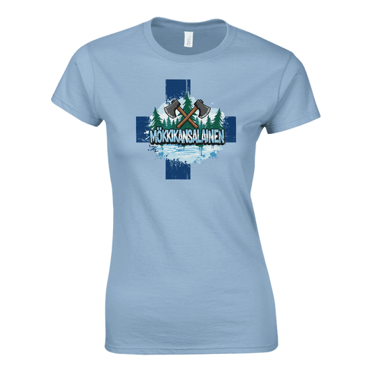 Mökkikansalainen Kirves - Naisten T - paita - Mun Paita