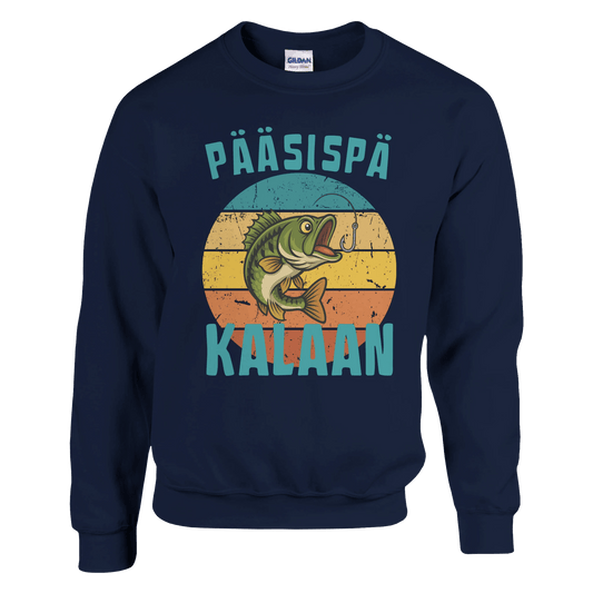 Pääsispä Kalaan | Ahven - Collegepaita - Mun Paita