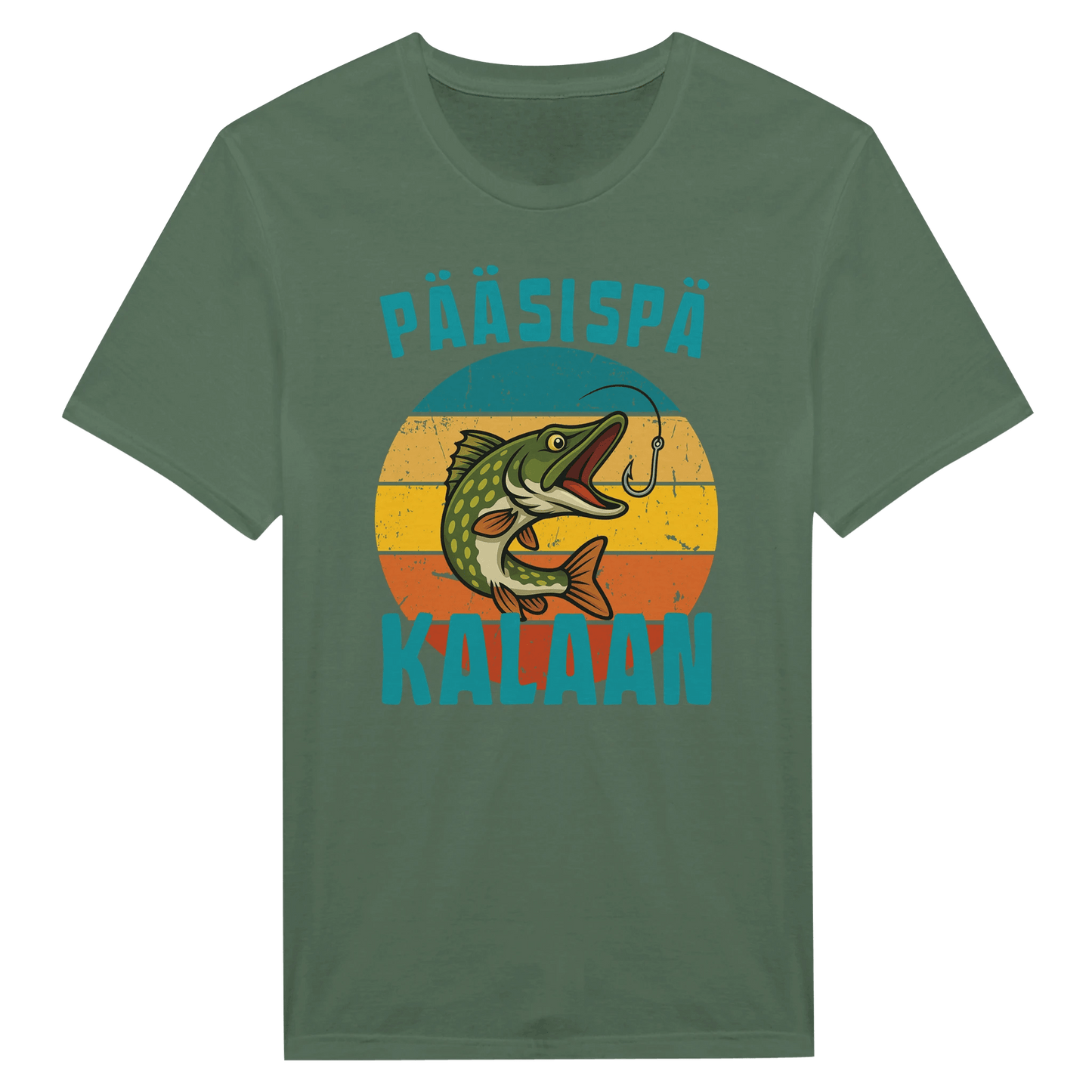 Pääsispä Kalaan | Hauki - Miesten T - paita - Mun Paita