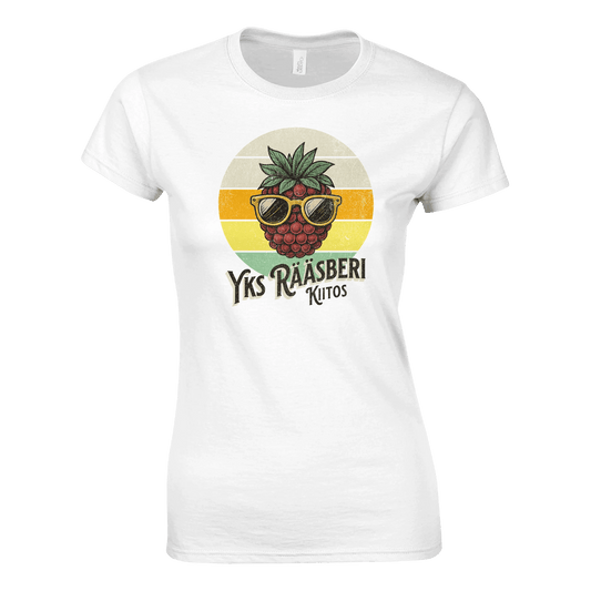 Yks Rääsberi Kiitos - Naisten T - paita - Mun Paita