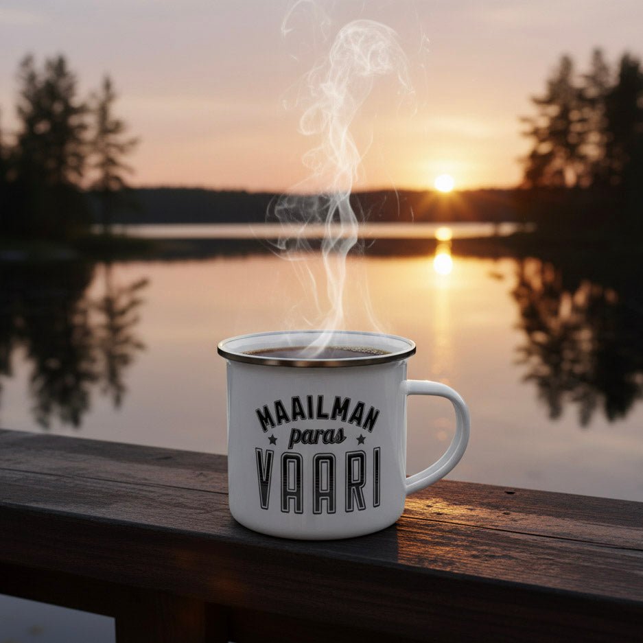 Hauska emalimuki isälle – Lahja, joka naurattaa ja lämmittää - Mun Paita