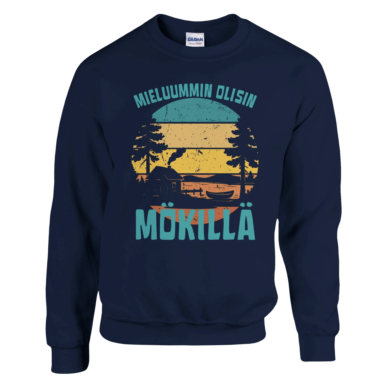 Mieluummin Olisin Mökillä - Collegepaidat - Mun Paita