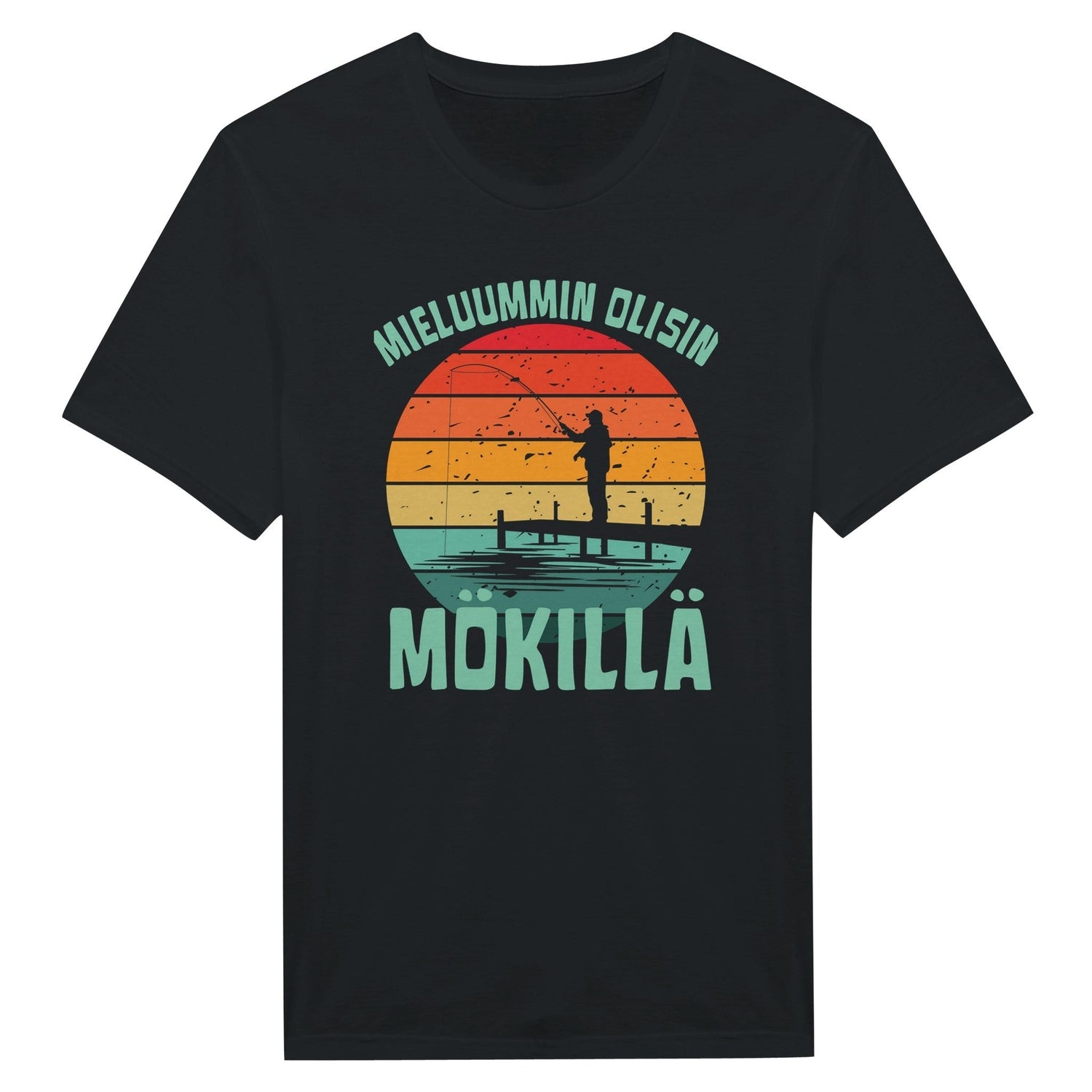 mökillä- miesten t-paita - Mun Paita