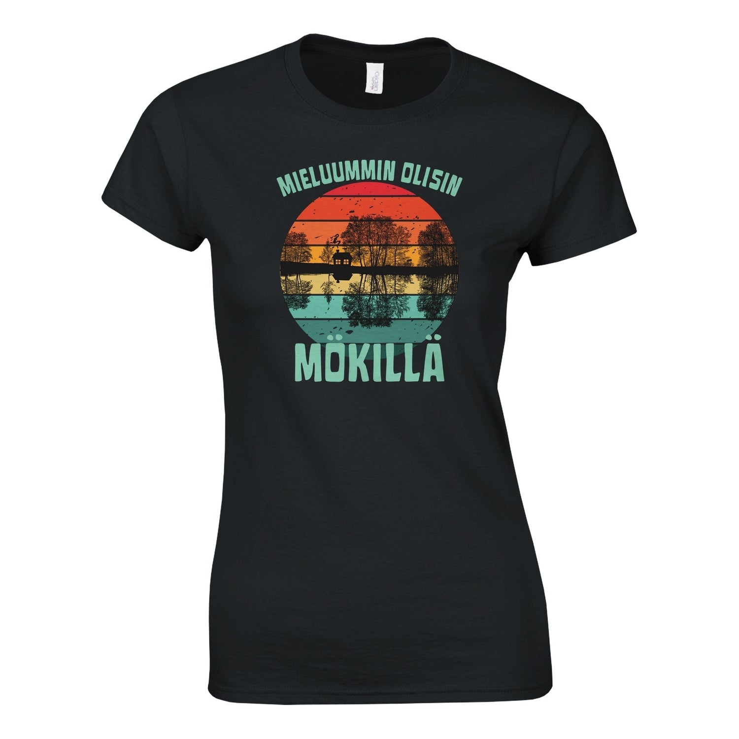 Mökillä- naisten t-paita - Mun Paita