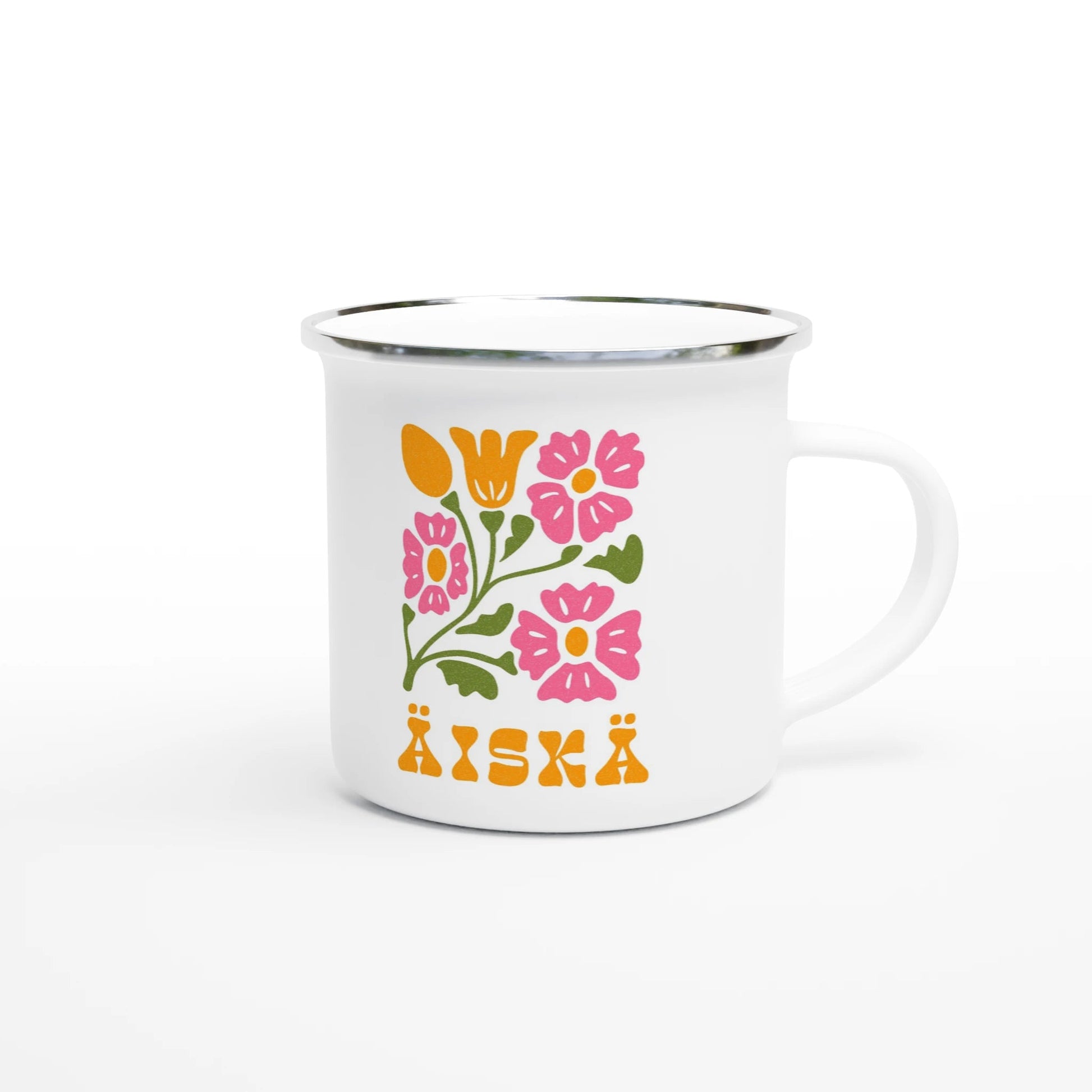 Äiskä - Emalimuki 3,5dl - Mun Paita