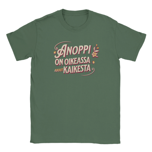 Anoppi On Oikeassa About Kaikesta - Miesten T - paita - Mun Paita