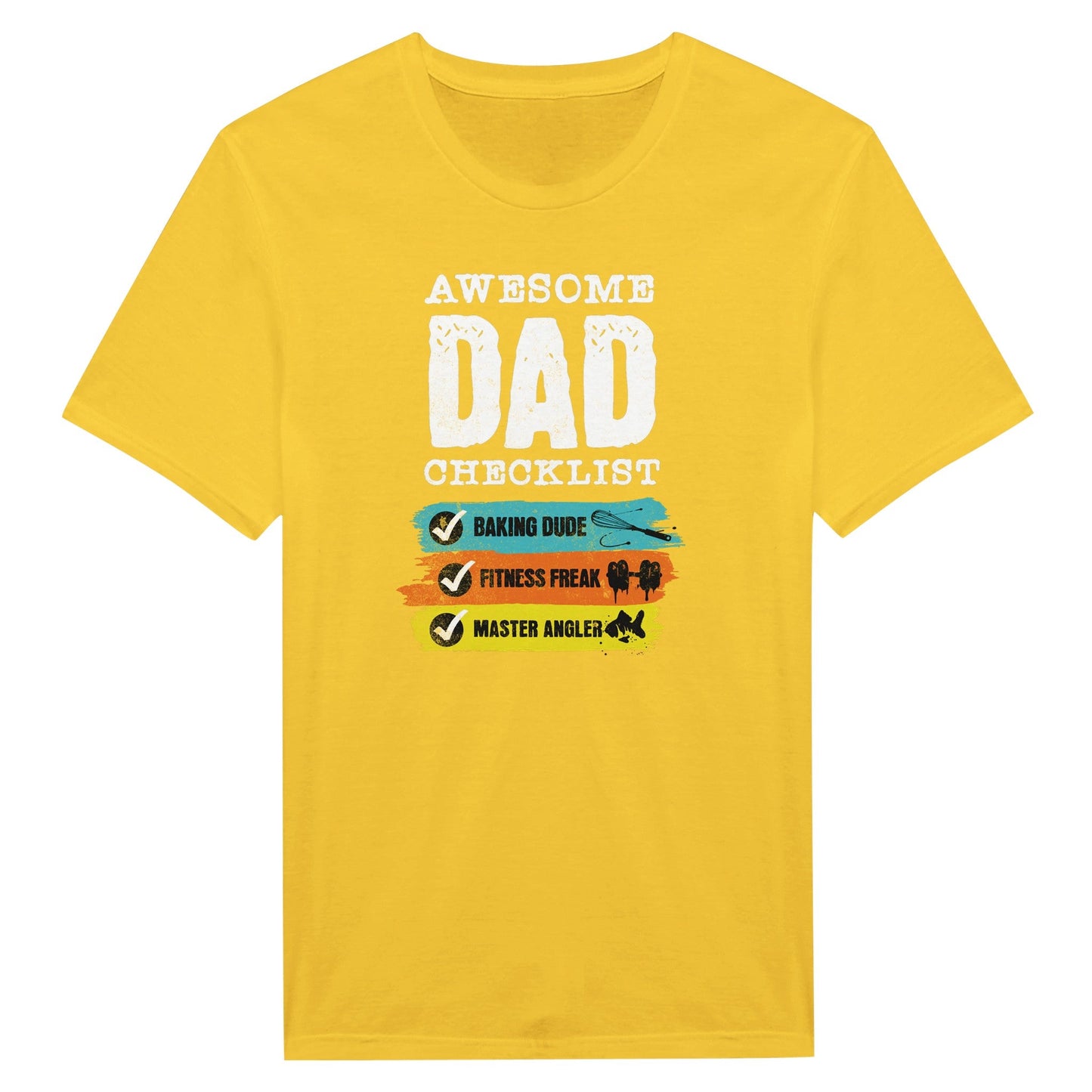 Awesome Dad Checklist - Miesten T - paita - Mun Paita