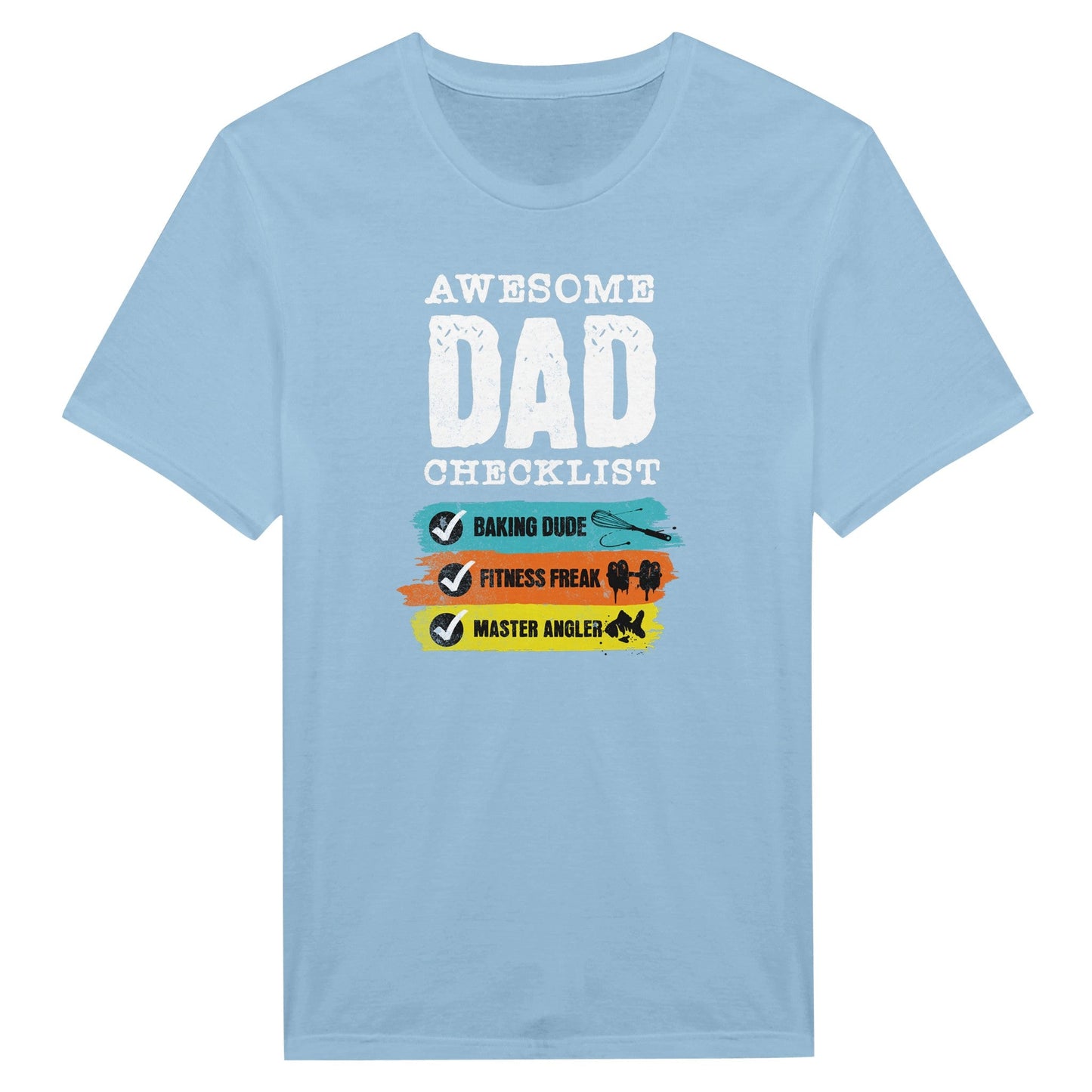 Awesome Dad Checklist - Miesten T - paita - Mun Paita