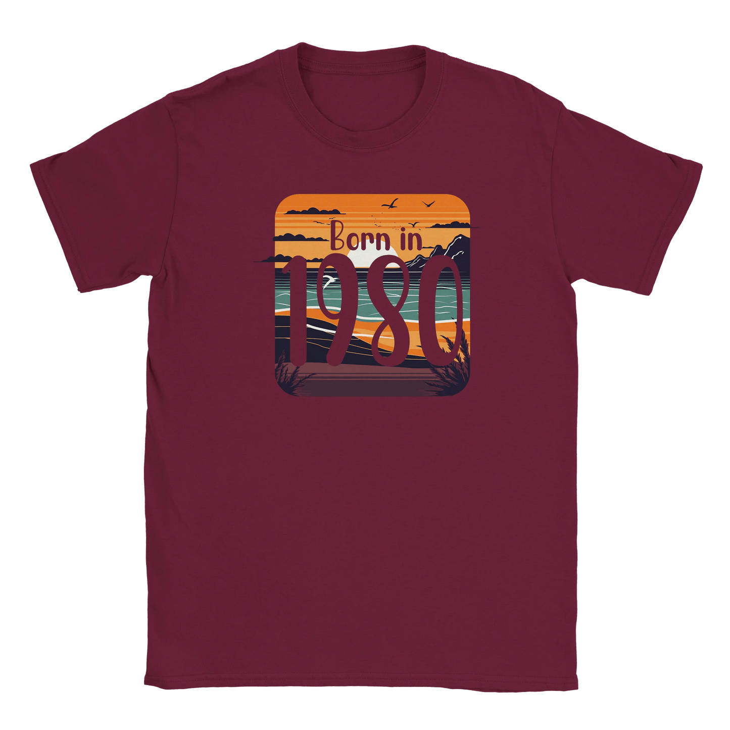 Born in 1980 – Miesten t - paita - Mun Paita