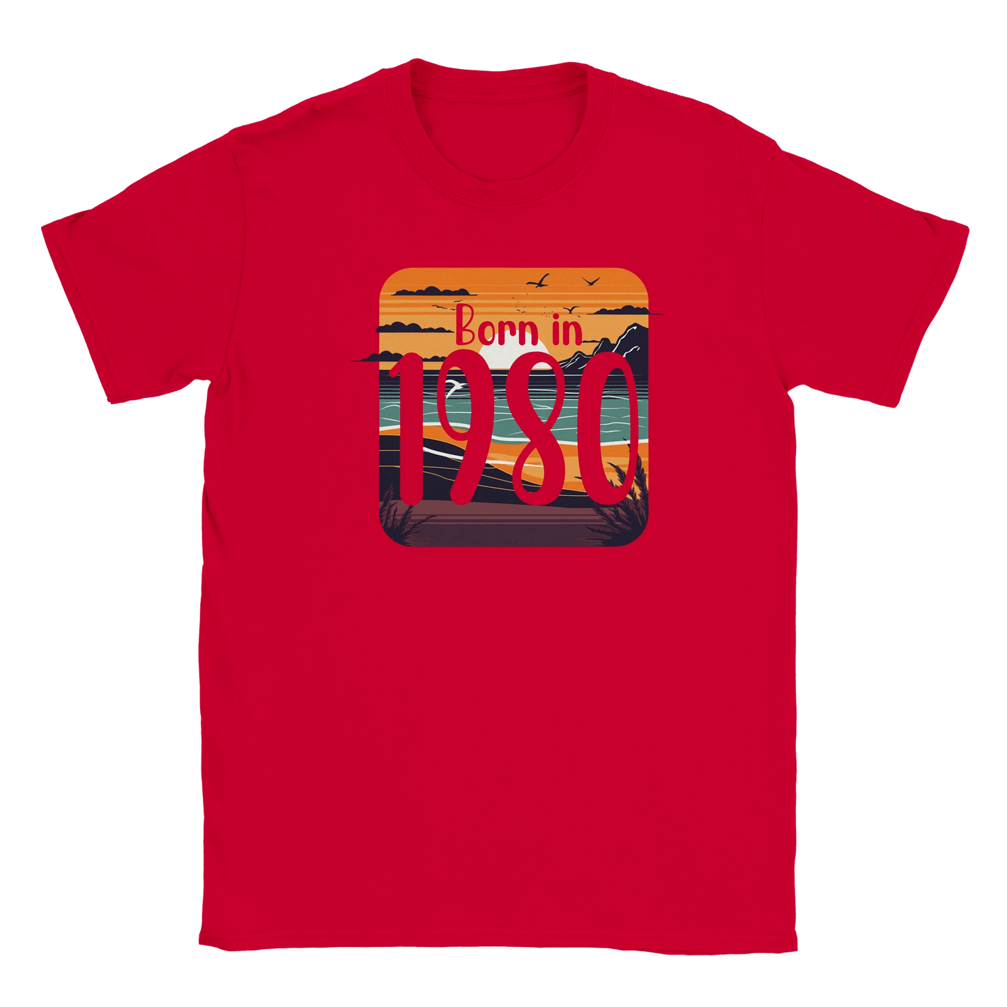 Born in 1980 – Miesten t - paita - Mun Paita