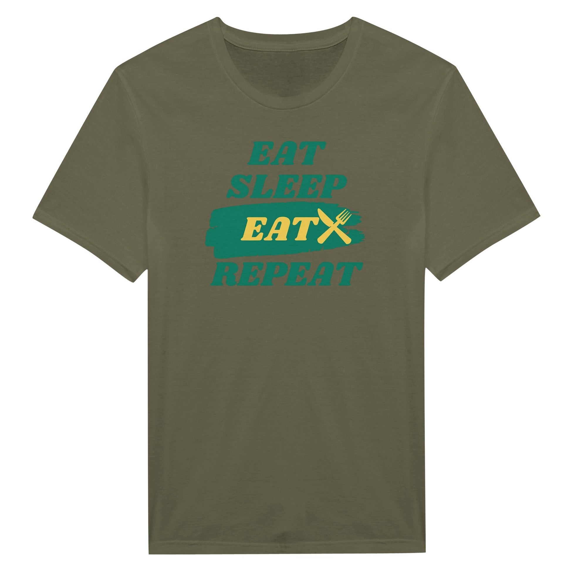 Eat Sleep Eat Repeat - Miesten T - paita - Mun Paita