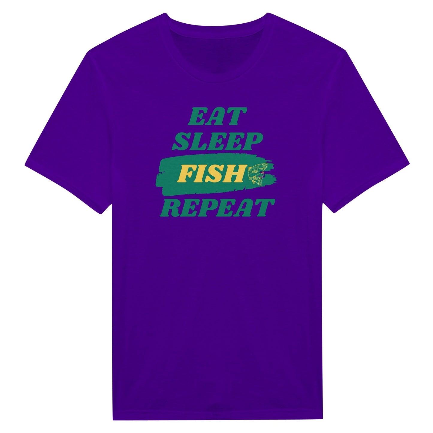 Eat Sleep Fish Repeat - Miesten T - paita - Mun Paita